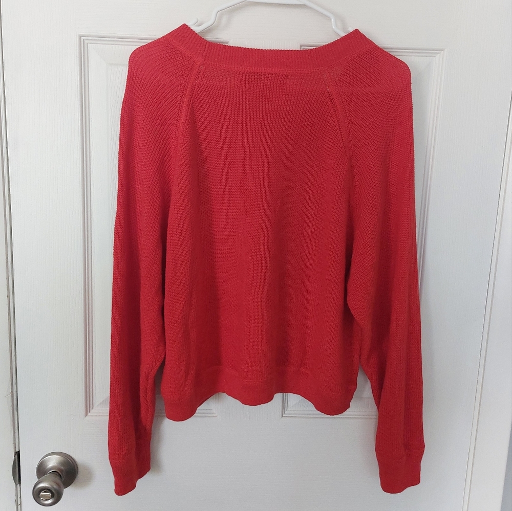 FP Beach Red Sweater, Size Small - Picture 4 of 4